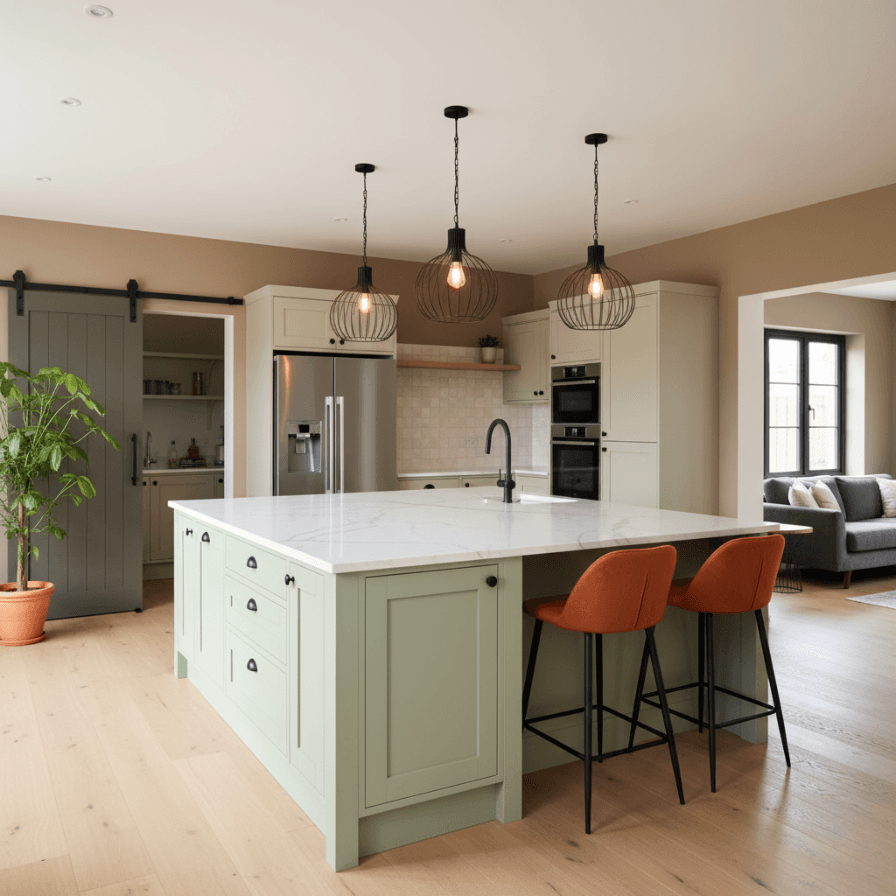 Kitchen setup and full room cleaning services