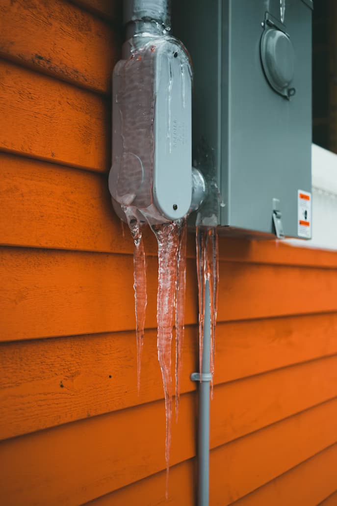 Installation hot and cold water systems